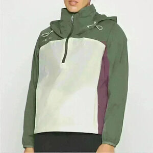 NWOT Polo Ralph Lauren Golf RLX wind jacket in cream/green/purple Sz M